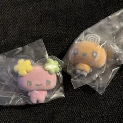 たまごっち　ガチャガチャ　カプセルフロッキーズ　めめっち・ふらわっち