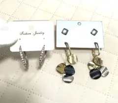 フープピアス デザインピアス 3つセット