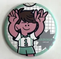 ハイキュー　及川徹　マット缶バッジ　JF2026