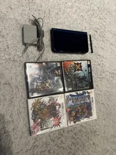 New Nintendo 3DS LL メタリックブルー+ ゲーム4本セット