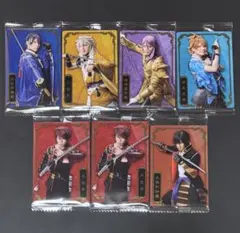 刀ミュ ウエハース 三日月宗近 小狐丸 蜂須賀虎徹 浦島虎徹 大包平 大倶利伽羅