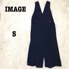イマージュ カシュクール サロペット オールインワン ワイドパンツ ベルト付 夏のサムネイル