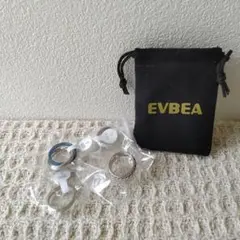 EVBEA リング 4個セット サイズ7 プレゼント 指輪 シンプル