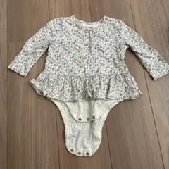 babyGap ベビー ロンパース 花柄 フリル