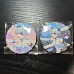 バンドリ 夢限大みゅーたいぷ 3rd LIVE 峰月律 缶バッジ 2点セット