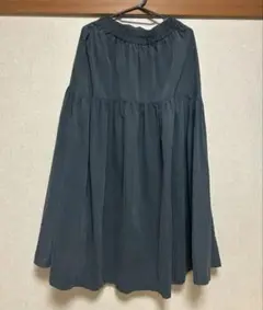 レディース ティアード ロングスカート