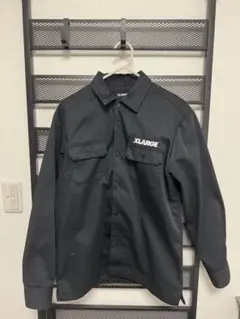 XLARGE ブラック ワークシャツ