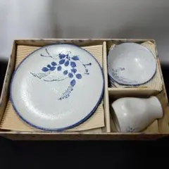 皿　Japanese Ceramics Set, Retro Tableware