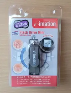 imation Flash Drive Mini 512MB キーホルダー付
