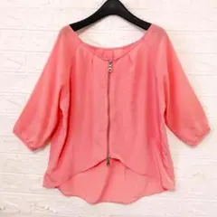 QUEENS COURT しなやか薄手ジャケット（羽織りブラウス）　2