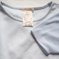 スリーブシースルーカットソー