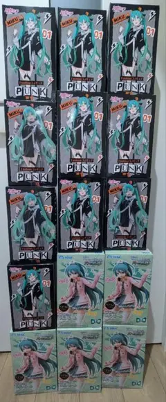 初音ミク Fashion フィギュア PUNK パンク·リボンガール