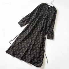 美品◆ヤマダヤ◆RADIATE◆フラワー柄ロング長袖ワンピース