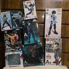 僕のヒーローアカデミア 一番くじ A賞 緑谷出久 フィギュア 9体セット