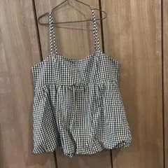 GU ギンガムチェック キャミソール