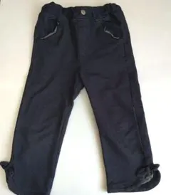 ビケットクラブ リボン付きクロップドズボン