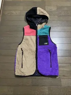 ★x-girl★キュート！ボアベスト+トートバックマルチカラー）