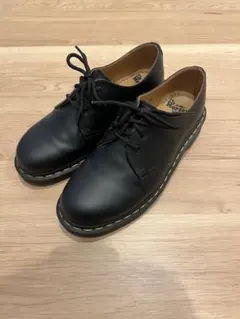 ドクターマーチン ブラック 3ホール イエローステッチ UK7 26.0cm