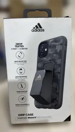 iPhone11 ケース　スマホケース　アディダス　adidas スマホスタンド