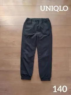 【UNIQLO】ユニクロ　暖パン　ウォームイージーパンツ　140　ブラック　黒