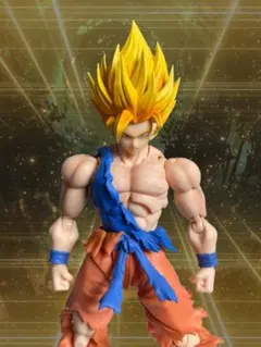 s.h.figuarts 同サイズ 超サイヤ人 2 ヘッドパーツ セット