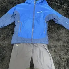 【子供服】mont-bell モンベル　スキーウェアセット 130サイズ 青