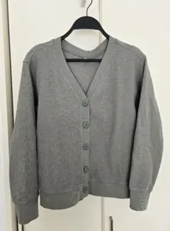 UNIQLO　ワッフルカーディガン Mサイズ グリーン