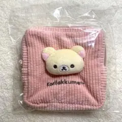 コリラックマ　リラックマ　もふもふポーチ　ぬいぐるみ付きポーチ　可愛い　1個