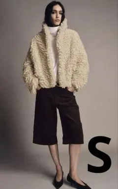 【新品未使用】ZARA ZW COLLECTION ボアジャケット　S