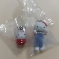 ハローキティ　サンリオ　ライブキャラクター　いちご　めじるしアクセサリー
