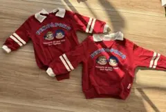 Peko & Poko 赤 トレーナー 100cm、80cm