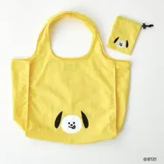 【CHIMMY】BT21 巾着付きショッピングトートバッグ