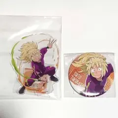忍たま乱太郎 セガラッキーくじ C賞アクリルスタンド 缶バッジ 斉藤タカ丸