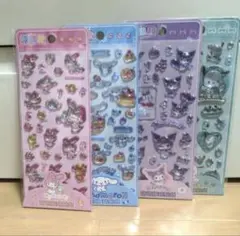 W サンリオ　海外限定　うるちゅる　ボンボンドロップ　シール　ドロップジュエリー