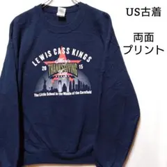 US古着　両面プリントスウェット　トレーナー　アメリカ古着