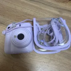 インスタントカメラ チェキ instax mini 12 & 純正ケース