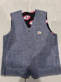 【希少】BILLVAN × STP コラボ リバーシブル ワークベスト XL