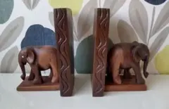 鳥とヤシの木/ブックエンド｜ヴィンテージ 真鍮 | Mercari
