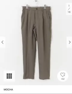 防シワ/イージーケア　ウールライクツイルストレッチパンツ