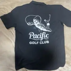 【値引き】Pacific Golf Club ブラックポロシャツ S