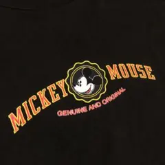 レア品 USA ヴィンテージ ミッキー プリント tシャツ ブラック　黒