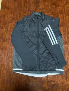 adidas キルティングベスト & 長袖シャツセット　子供用