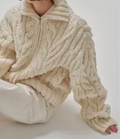 【TODAYFUL】Volume Handknit Cardigan