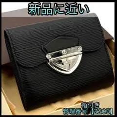 ルイヴィトン 折財布 エピ ノワール ポルトフォイユ ジョイ ブラック 2205