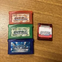 ポケットモンスター ファイアレッドリーフグリーン　 サファイアセット動作確認済み