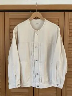 niko and... アイボリー ノーカラージャケット