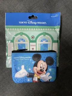 東京ディズニーリゾート　ランダム　チケット柄　ポーチ　ミッキー
