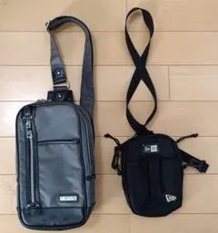 NEW ERA ブラック ショルダーバッグ 小型 +ショルダーバックセット