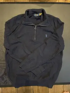 Polo Ralph Lauren ネイビー ジップアップセーター M