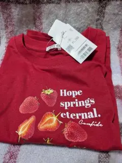 新品タグ付き ハニーズ イチゴ柄Tシャツ M